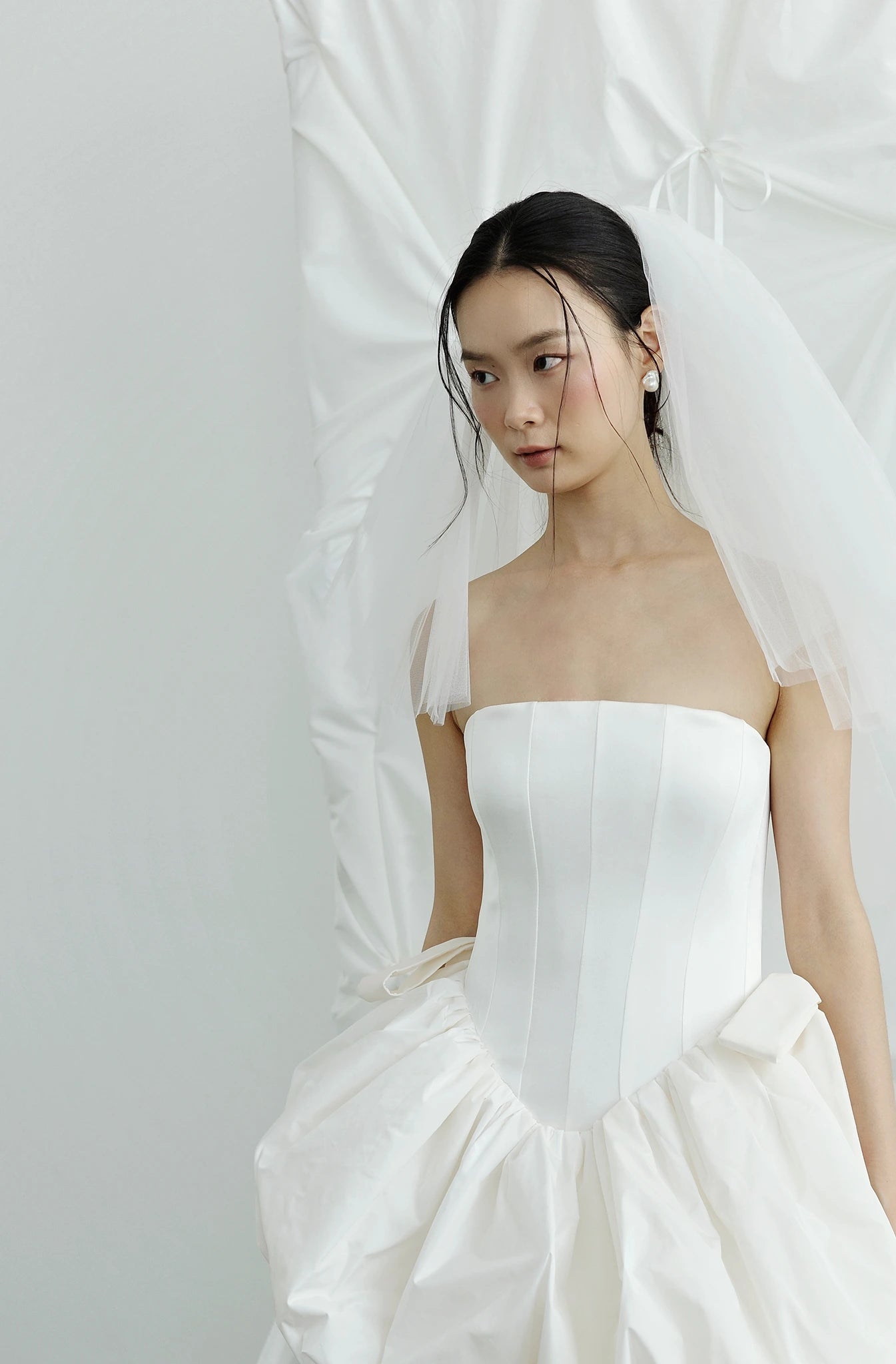 Đầm bí ngắn có nơ bên hông - D2030