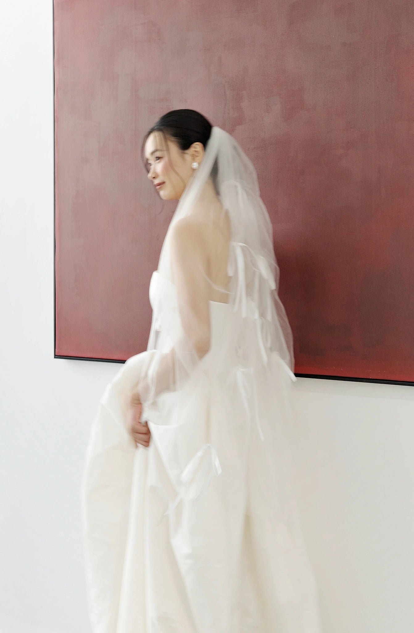 Đầm cúp ngực xòe phồng có túi sườn - D2053